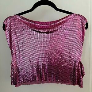Crop Muscle Tank, Chanmail, NWOT